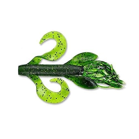 Yamamoto 4 Kreature Watermelon W Black  Gold Flake, 7PK YAM-5-07-323